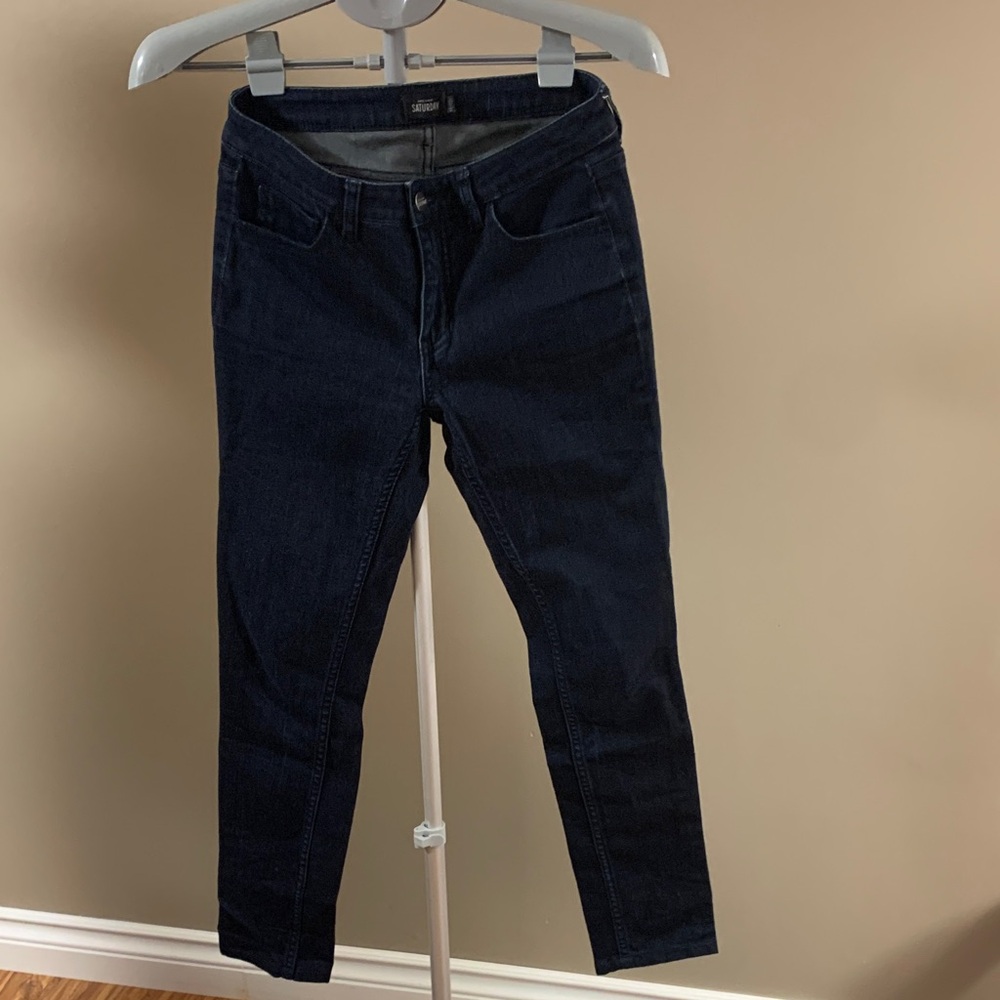 Kate Spade Saturday Dark Blue Skinny Jeans, size 26/27